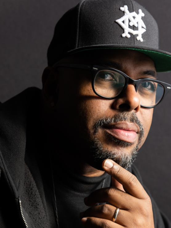 bassist christian mcbride, casual portrait