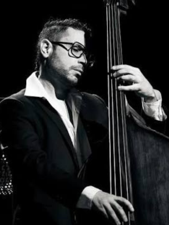 bassist ricky rodriguez in performance