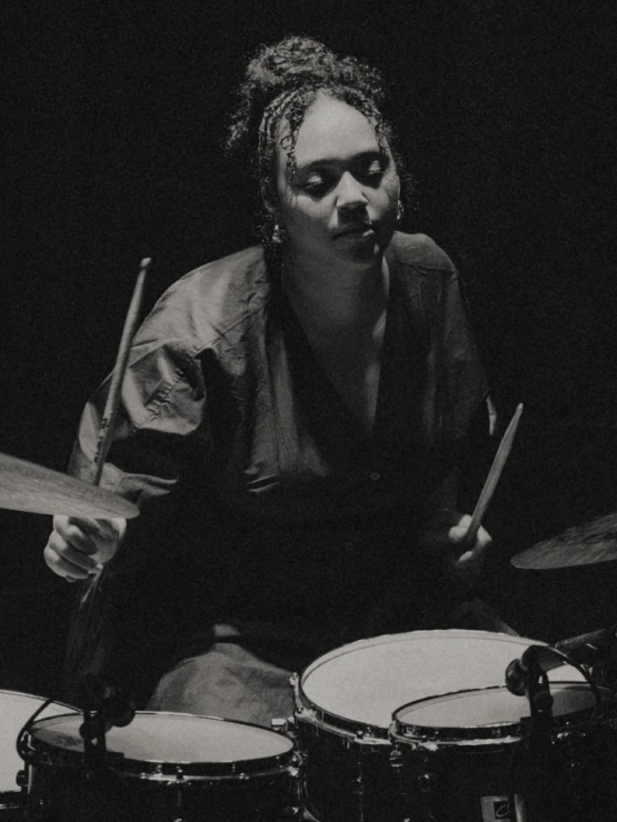 drummer savannah harris in performance