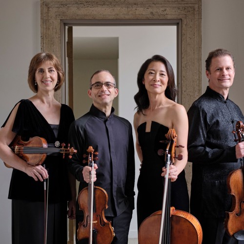 brentano string quartet, indoor group portrait