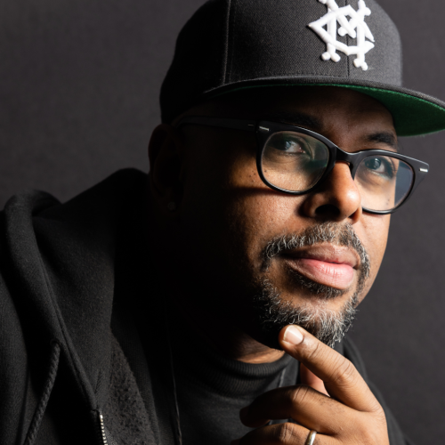 bassist christian mcbride, casual portrait
