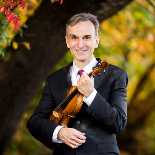 violinist gil shaham, outdoor portrait