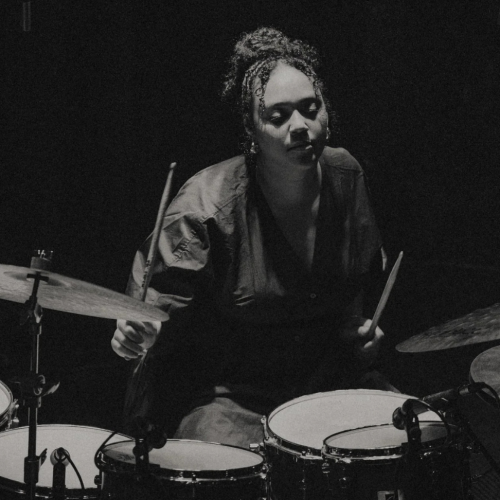 drummer savannah harris in performance