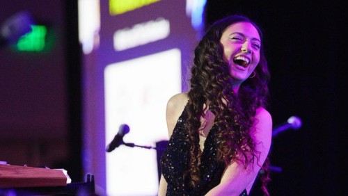 pianist Pelin Su Yavuz, in performance