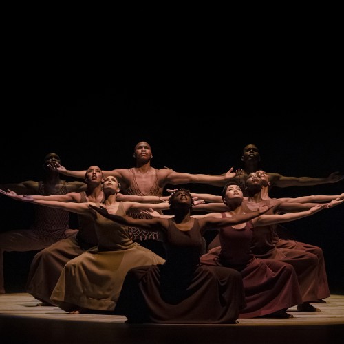 alvin ailey american dance theater in the opening tableau of revelations