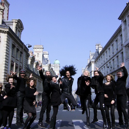 Double Sens Chamber Orchestra, group candid photo