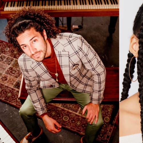 Emmet Cohen, pianist; Georgia Heers, vocalist — portraits