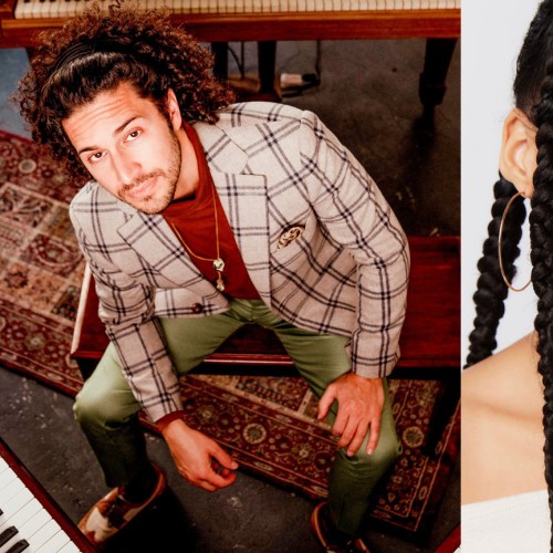 Emmet Cohen, pianist; Georgia Heers, vocalist — portraits
