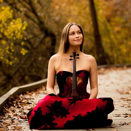 Geneva Lewis, violinist, portrait