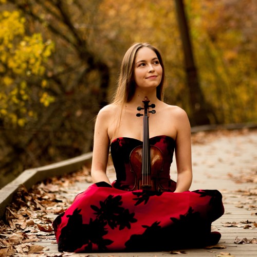 Geneva Lewis, violinist, portrait