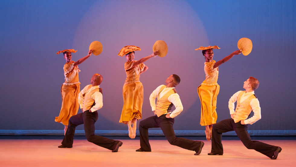 dancers of alvin ailey in performance