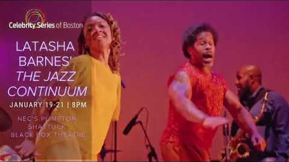 A trailer depicting LaTasha Barnes' The Jazz Continuum, a dance performance with a jazz band upstage