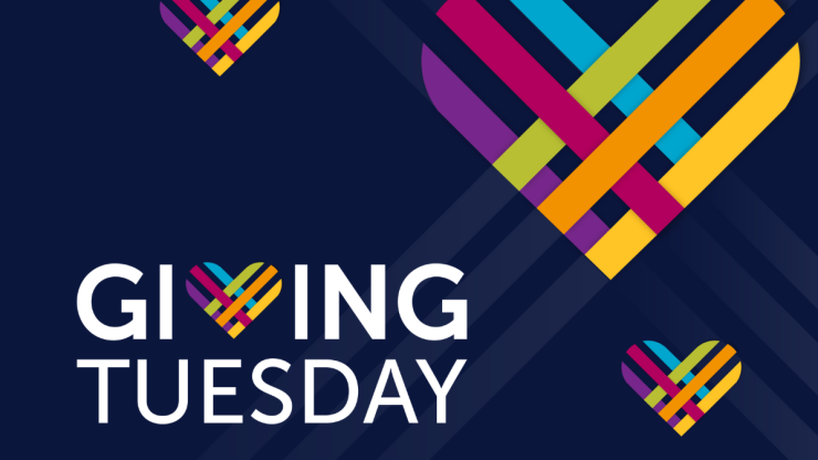 Giving Tuesday logo in Celebrity Series brand colors