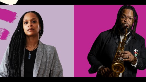 Amanda Shea, vocalist; Tim Hall, musician — portraits