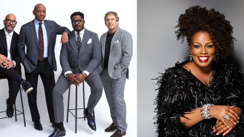 Branford Marsalis, saxophonist; Dianne Reeves, vocalist — portraits