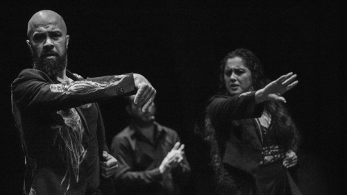 Triana Maciel and Nino de los Reyes, flamenco artists, portrait