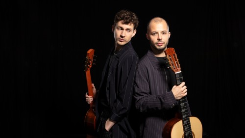 Thibaut Garcia and Antoine Morinière, guitarist and pianist, portrait