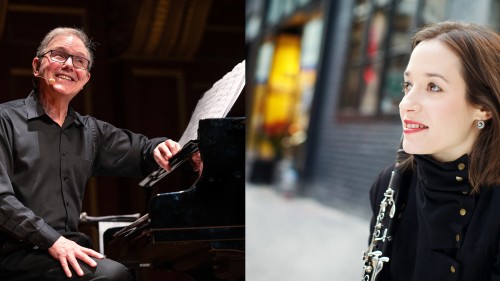Rob Kapilow, music educator; Romie de Guise-Langlois, clarinetist; A Far Cry ensemble — portraits