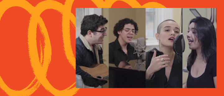 dada quartet members, collage