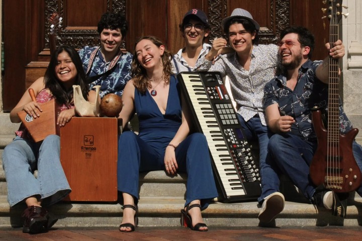 Manuela Sanchez Goubert ensemble, casual portrait