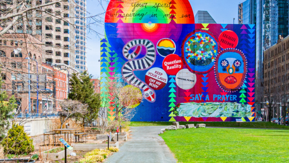 Dewey Square Park in Boston's Rose Kennedy Greenway